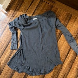 Free People snowy thermal shirt
